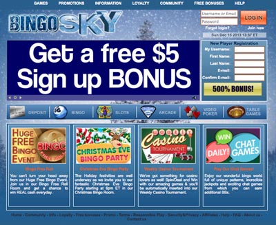 Bingo Sky USA bingo