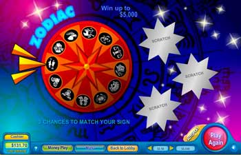 Zodiac Scratch Off Game