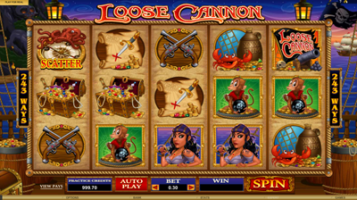 Loose Cannon Slot Machine Online