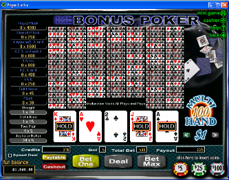 Double Double Bonus 100-Hand Video Poker