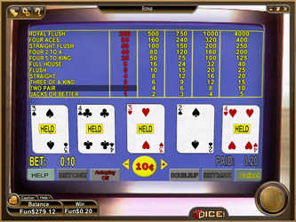 Bonus Video Poker Single-Hand
