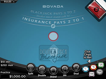 Free Double Deck Blackjack Game