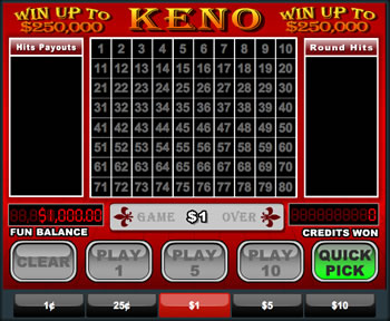 Free Keno Game