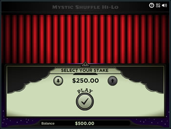 Free Mystic Shuffle Hi-Lo Game