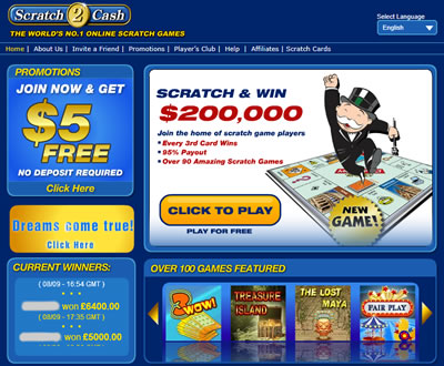 online scratch off real money