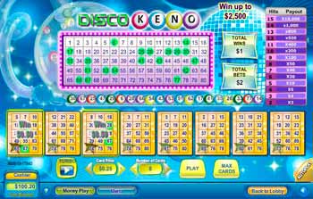 Disco Keno Online Scratch Off