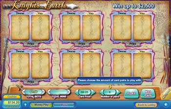 Knights Battle Scratch Off Game