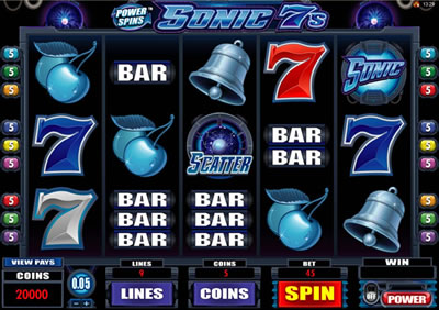 Sonic 7s Slot
