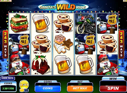 Santa's Wild Ride Slots