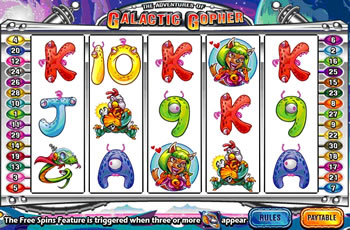 The Adventures of Galactic Gopher Slots