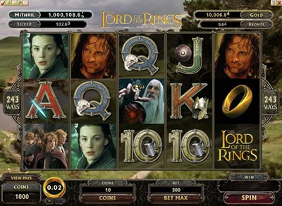 The Lord of the Rings Online Slots