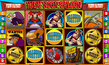 high noon slot machine