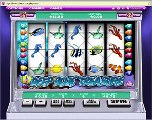 Deep Blue Treasure Slots