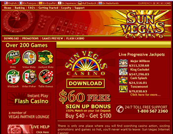 Sun Vegas Online Casino